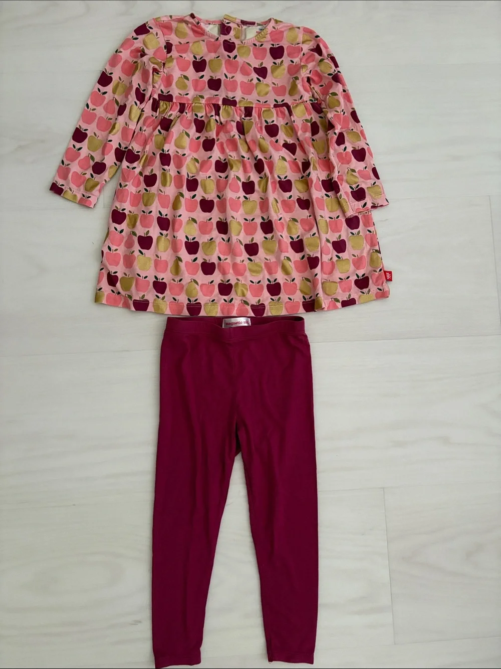 Magnetic Me Appleton Print Long Modal Sleeve Tunic and Leggings Set, 3T